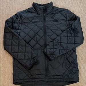 The North Face Dark Gray Quilted Fleece